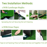 Artificial Grass Turf -5ft x 10ft 0.8"Indoor/Outdoor Synthetic Fake Grass,with rubber 98547044