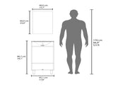 Saratoga Bathroom Cabinet with 2 Doors, White B128P314813