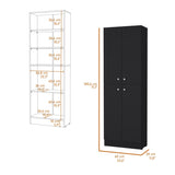 Cameron Pantry Cabinet with 4 doors and 5 hidden shelves B128P189935