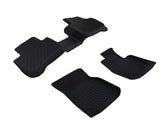 Black Anti-Slip Floor Mats fit for BMW X3 X4 2018-2025 TPE Easy Clean All-Weather 90950372
