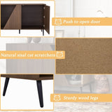 Furniture Style Wooden Cat House With Storage N843P254861W