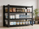 4-Tier Adjustable Storage Rack, Practical Metal Shelving Unit for Home & Office Organization, 75265994