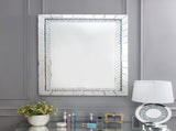Nysa Mirrored & Faux Crystals Accent Mirror B2726P446662