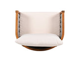 Outdoor Unique Tub Design Armchair Woven Rope, Patio Furniture Acacia Wood Chair, Deep Seating N780P245859G