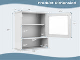 MDF Bathroom locker white 07383630
