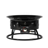 Mini Fire Pit Outdoor Portable Fire Pit Steel Camping Fire Pit with Lava Rocks W853P202205