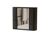 Wall-Mounted Bathroom Cabinet with Mirror, Metal Framed Mirrored Door Medicine Cabinet, 2 Inner W3122P272885