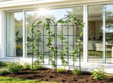 2 Pack 71 x 20 in Rustproof Metal Garden Trellis for Climbing Plants, Decorative Support for Roses, 33965153