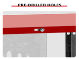 Chicken Nesting Boxes, 8 Compartment Metal Poultry Nest Box Wall Mount for Chickens Hens Ducks, Red 48265147