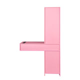 Pink modern simple hair desk, multi-layer storage space W33163007
