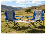 2 Pack Heavy Duty Folding Camping 330 LBS Capacity, 600D Oxford Padded Portable Outdoor Lawn 72718532
