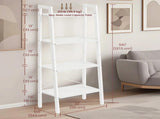 4-Tier Ladder Shelf with Steel Frame, 13.6"D x 22"W Storage Rack for Living Room, Home Office 98686249