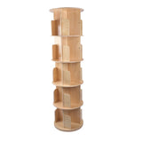 5 Tier Rotating Bookshelf 360 Display Spinning Bookshelf Revolving Bookcase 40321627