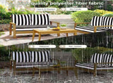 Outdoor Loveseat Cushion Set, 48 x 24 inch, Water Repellent Patio Furniture Cushions Replacement 14576041