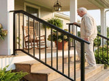 Handrails for Outdoor Steps Fits 5 to 6 Steps 48221729