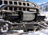 18,000 lb Electric Winch Dual Wired/Wireless Operation, Steel Cable, and Towing Chain 70116216