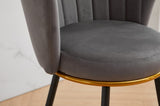 Countereight Bar Stools Set of 2, 360&deg Swivel Upholstered Barstools with Backs and Metal Legs, 26" W2725P237551