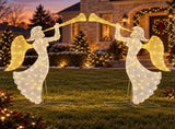 5.6FT 2-Piece 2D Christmas Light Decoration with 110 Warm White LED Lights, 30V 3.6W Christmas 71889398