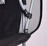Black Camp Chairs With Shade CanopyFolding Camping Recliner With Carrying Bag 22456825