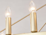 23.62 INCH Wagon Wheel Chandelier Modern Small Round Chandelier for Living Room Kitchen Island Foyer W5008P543811