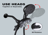 High Pressure 3-Way Rainfall Combo, Luxurious Rain Showerhead and Hand Held Shower Separately or 94289567