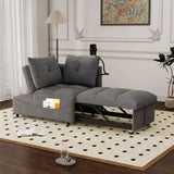 1 versatile foldable sofa bed in 3 lengths, modern sofa sofa sofa velvet pull-out bed, loveseat sofa 94215860