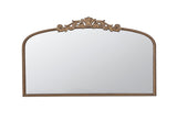 40" x 31" Classic Design Gold Arch Mirror and Baroque Inspired Frame for Living Room Bathrrom W2078127696