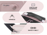 22 Inch Ride-on Suitcase for Kids & Teens, Toddler Travel Luggage with Seat, Spinner Wheels, Safety 16968074