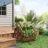 Wooden Planter Box, 3-Tier Raised Garden Bed,25" x 24" x 23" 00868963