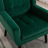 Modern Soft Velvet Material Ergonomics Accent Chair Living Room Chair Bedroom Chair Home Chair With W67639359