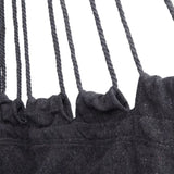 1.5*1.2m Tassel Plus Pillow Hanging Chair Gray 52596899