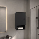 Bathbi 28" tall Medicine Cabinet with Two interior Shelves and One open Shelf B200P235834