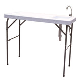 Outdoor Fish and Game Cutting Cleaning Table w/Sink and Faucet 16689897