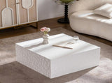 Square Coffee Table Modern Colour Combination Coffee Table Not Need Assembly Coffee Table for Living W3081P360263