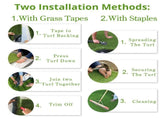 3.2x32.2FT Artificial Grass Turf 0.8" Indoor Outdoor ,Fake Grass with Drain Holes, for Dog and 07304182