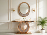 Artisan Crafted Mirrored Accent Table, High Quality Build For Every Interior Scene W3836P538650
