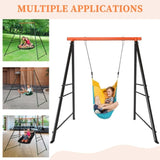 ZNTS Swing Sets Backyard, Swingset Outdoor Kids, Toddler Porch Swing, Metal A-Frame Swing Stand 20773120