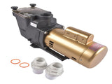 W3SP2615X20 Pool Pump Motor 2 HP Single Speed 230V Replacement for Hayward SP2615X20, Spa and 64409837
