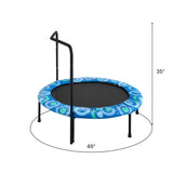 ZNTS XTP002 Assembled children's trampoline happy expression outdoor and indoor for kids age 3 - 7 W1711P180849