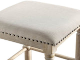 Arnhem Wood Upholstered Counter Height Stool, Set of 2, Tan T2574P164815