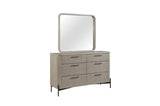 6 Drawer Dresser - Taupe B2699P271422