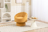 Mid Century Modern Accent Chair Wood Frame, Upholstered Swivel Chair For Living Room Chairs W2530P174854