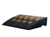 6" Rise Rubber Curb Ramp, 14.6" W x 19.3" L, 15T Heavy-Duty Driveway & Sidewalk Ramp for Trucks, 26297322