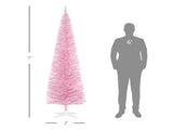 7 foot pink Christmas tree with bracket 01460573