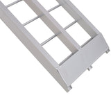 7.5FT Aluminum Loading Ramps, 1500 Lbs Capacity per pair, With safety straps, Motorcycle Ramp, ATV W465P144506