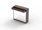 Mirror Shoe Cabinet with 2 Tier Drawers, Mirror Shoe Rack With 1 Drawer Storage, Mirror Shoe W760P206336