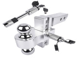 12500 LBS Aluminum Adjustable Trailer Tow Hitch Fits 2-Inch Receiver 6-Inch Drop/Rise, 2" and 67858279