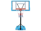 PVC Transparent Board Basket Frame Adjustable 115-135cm Poolside 91594424