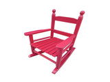Children's rocking rose red chair- Indoor or Outdoor -Suitable for kids-Durable 01417255