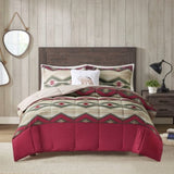 ZNTS King Down Alternative Comforter Set with Throw Pillow B035P148496